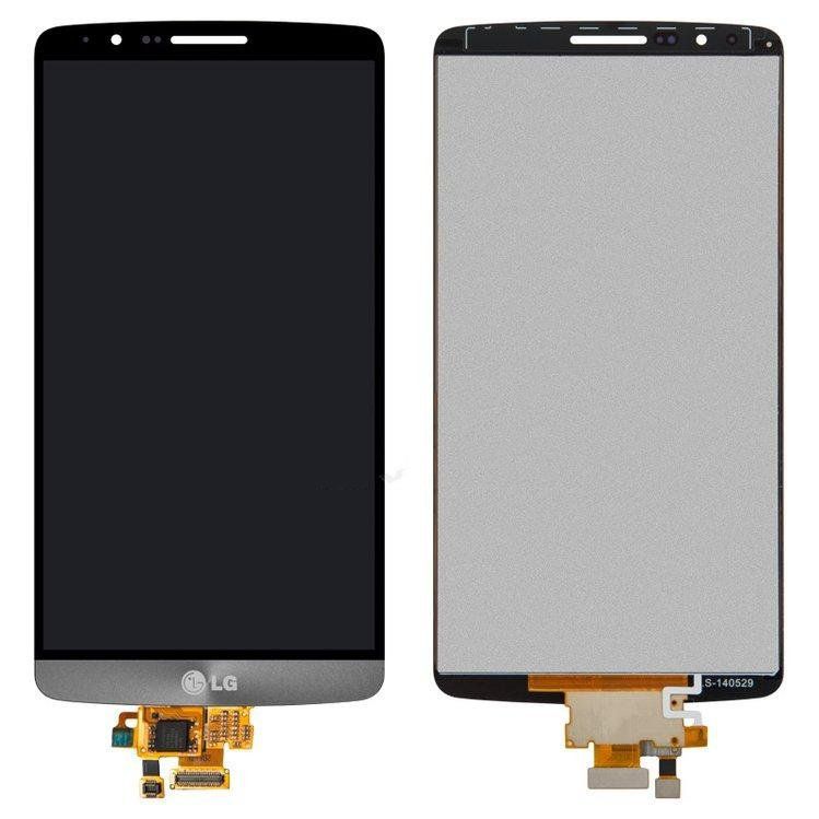 Дисплей (экран) LG D855 Optimus G3, D856, D858, D859, D850 G3 LTE, D851 G3, LS990, VS985 с тачскрином ORIG, серый