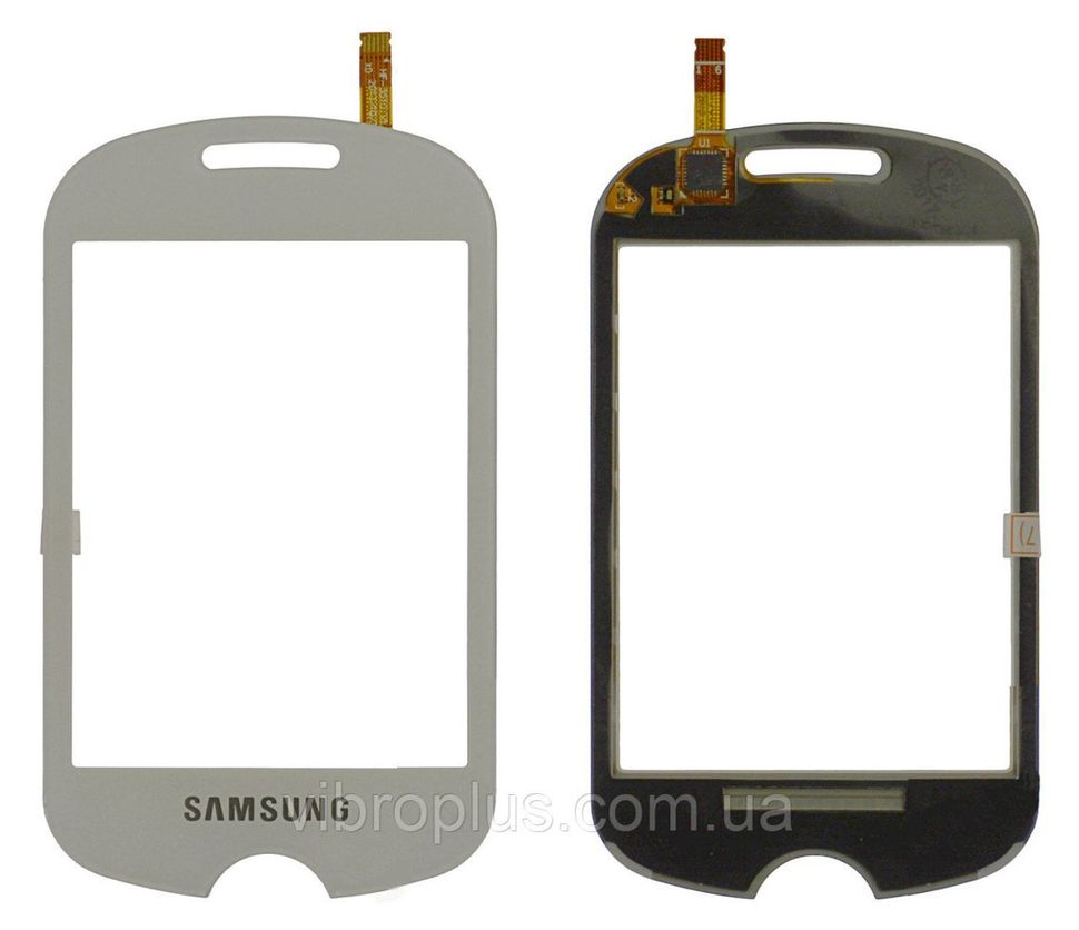 Тачскрін (сенсор) Samsung C3510, білий