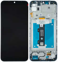 Дисплей Motorola XT2155 Moto E20, XT2155-1, PARX0000RS з тачскріном і рамкою, чорний