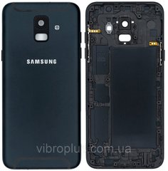 Задня кришка Samsung A600F Galaxy A6 (GH82-16421A), чорна