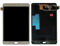 Дисплей (экран) 8” Samsung T710 Galaxy Tab S2 (Wi-Fi version) с тачскрином в сборе, золотистый