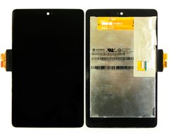 Дисплей (экран) 7" Asus ME370T Google Nexus 7 с тачскрином в сборе, черный