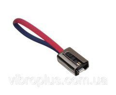 USB-кабель Hoco U36 Mascot Lightning, червоно-синій