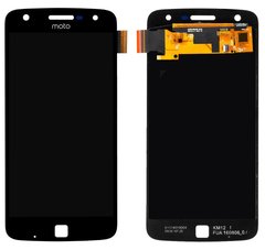 Дисплей (екран) Motorola XT1635 Moto Z Play, XT1635-01 OLED з тачскріном в зборі, чорний