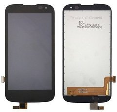Дисплей (екран) LG K100DS K3 2016, LS450 з тачскріном в зборі ORIG, чорний