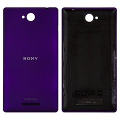 Задня кришка Sony C2305 S39h Xperia C, фіолетова