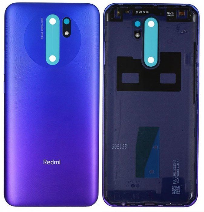 Задня кришка Xiaomi Redmi 9 (M1902F1G), Poco M2, фіолетова