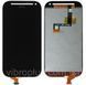 Дисплей (екран) HTC C520e One SV (з отвором під камеру) з тачскріном в зборі, чорний