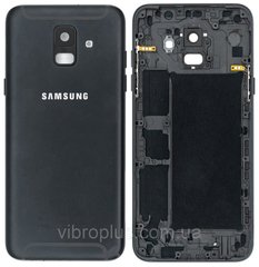 Задня кришка Samsung A600F Galaxy A6 Duos (GH82-16423A), чорна