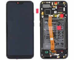 Дисплей Huawei Honor 10 COL-L29 с тачскрином, рамкой и батареей, черный