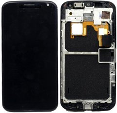 Дисплей Motorola XT1052, XT1053, XT1056, XT1058, XT1060 Moto X с тачскрином и рамкой, черный