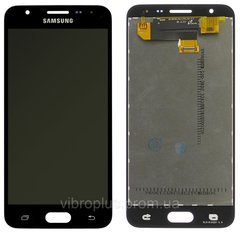 Дисплей (экран) Samsung G570F, G570DS, G570Y Galaxy J5 Prime PLS TFT с тачскрином в сборе, черный