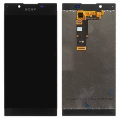 Дисплей (экран) Sony G3311, G3312, G3313 Xperia L1 с тачскрином в сборе ORIG, черный