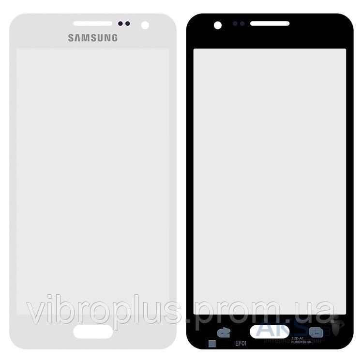 Стекло экрана (Glass) Samsung Galaxy A3 A300F, Galaxy A3 A300FU, Galaxy A3 A300H, белый