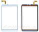 Тачскрін (сенсор) 8 "120x203 Onda V819 mini, Bravis NB85 (p / n: FPCA-80A04-V01, CN069FPC-V0), білий