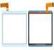 Тачскрін (сенсор) 8 "131x196 45pin Bravis NP 844, Turbopad 704, RoverPad Sky 7.85, Explay SM2 3G (p / n: FPCA-79D4-V01, FPCA-79D4-V02), білий