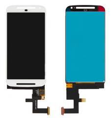 Дисплей (екран) Motorola XT1063 Moto G (2nd Gen), XT1064, XT1068 з тачскріном в зборі, білий