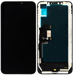 Дисплей (экран) Apple iPhone XS Max с тачскрином и рамкой в сборе (Original China Refurbished), черный