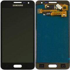 Дисплей (екран) Samsung A300F Galaxy A3, A300FU, A300H OLED з тачскріном в зборі, чорний