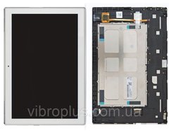 Дисплей (экран) 10.1” Lenovo Tab 4 TB-X304L, X304F с тачскрином и рамкой в сборе, белый