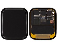 Дисплей (экран) для смарт часов Apple Watch Series 4 40mm с тачскрином в сборе Original, черный