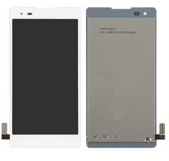 Дисплей (екран) LG K200 X Style, K200DS з тачскріном в зборі, білий