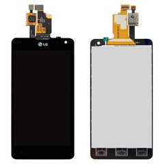 Дисплей (екран) LG Optimus G E975, E970, E971, E973, E976, F180K, F180L, F180S, LS970 ORIG з тачскріном в зборі, чорний