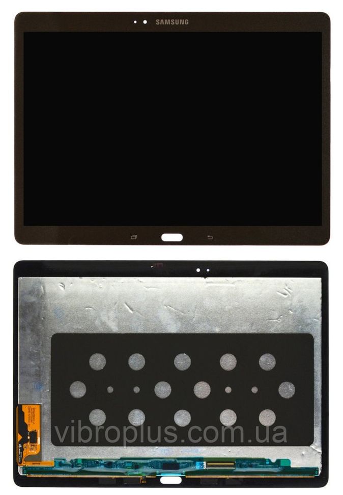 Дисплей (экран) 10.5” Samsung T800, T805 Galaxy Tab S с тачскрином в сборе, бронзовый
