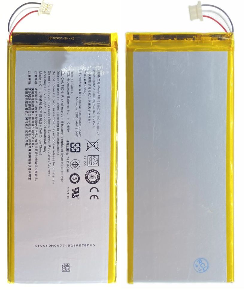 Аккумуляторная батарея (АКБ) Acer 141007 для Iconia Talk S A1-734, 3700 mAh