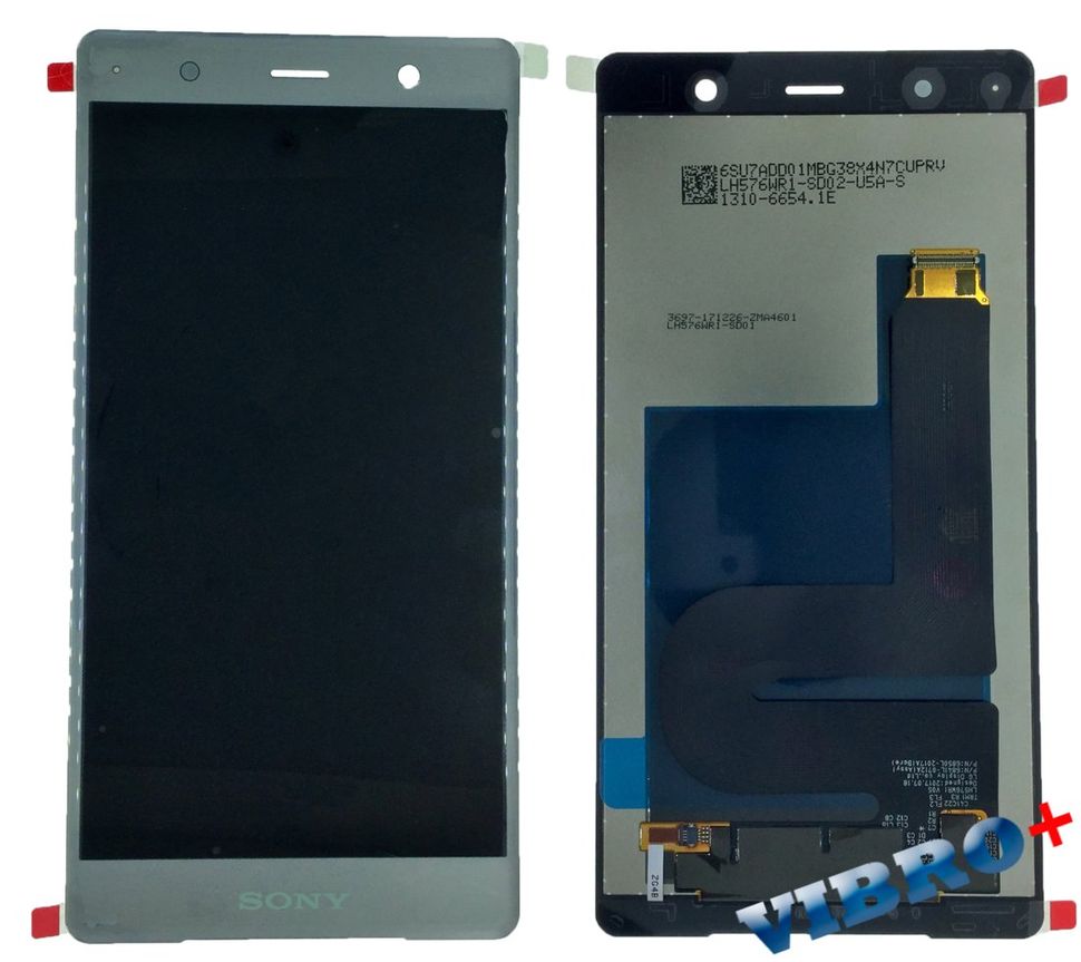 Дисплей (экран) Sony H8166 Xperia XZ2 Premium с тачскрином в сборе, серебристый