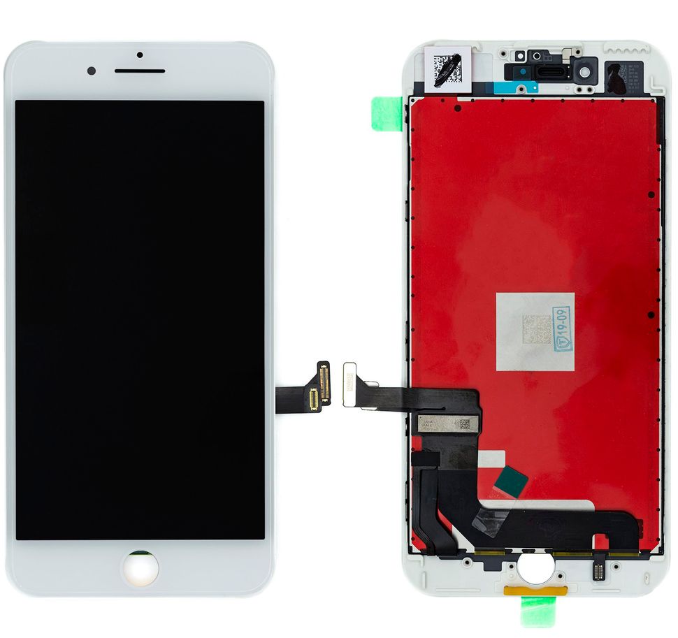 Дисплей (экран) Apple iPhone 7 Plus с тачскрином и рамкой в сборе Original, белый