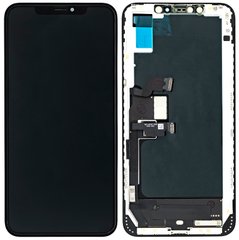 Дисплей (экран) Apple iPhone XS Max с тачскрином и рамкой в сборе (Original China), черный