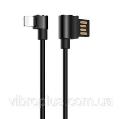 USB-кабель Hoco U37 Long Roam Lightning, чорний
