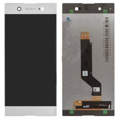 Дисплей (экран) Sony G3212 Xperia XA1 Ultra Dual, G3221, G3223, G3226 с тачскрином в сборе, белый