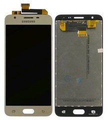 Дисплей (экран) Samsung Galaxy J7 Prime, G610F, G610DS с тачскрином в сборе ORIG, золотистый