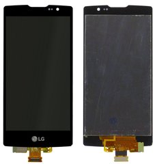 Дисплей (екран) LG H422 Spirit Y70, H440, H442, H420 з тачскріном в зборі, чорний