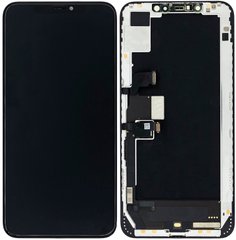 Дисплей (екран) Apple iPhone XS Max з тачскріном і рамкою в зборі (Original), чорний