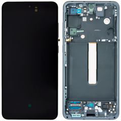Дисплей Samsung G990B Galaxy S21 FE 5G AMOLED с тачскрином и рамкой ORIG, черный
