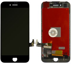 Дисплей (экран) Apple iPhone 7 с тачскрином и рамкой в сборе (On-Cell), черный