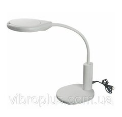 Лампа настольная на гофре, NO.TJ90C с USB зарядкой, 2,5x - 90мм, 8x - 21мм, белый
