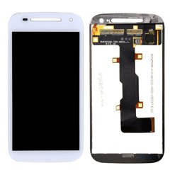 Дисплей (экран) Motorola XT1505 Moto E2, XT1511, XT1524, XT1526, XT1527, XT1528 с тачскрином в сборе, белый