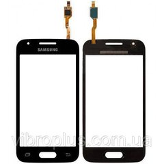 Тачскрин (сенсор) Samsung Galaxy Ace 4 G313HN, Galaxy Ace 4 Duos G313HU (с отверстием камеры) ORIG, черный