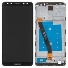 Дисплей (экран) Huawei Mate 10 Lite (RNE-L01, RNE-L21), Nova 2i, Honor 9i с тачскрином и рамкой в сборе, черный