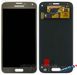 Дисплей (екран) Samsung G800F Galaxy S5 mini, G800A, G800HQ AMOLED з тачскріном в зборі ORIG, золотистий