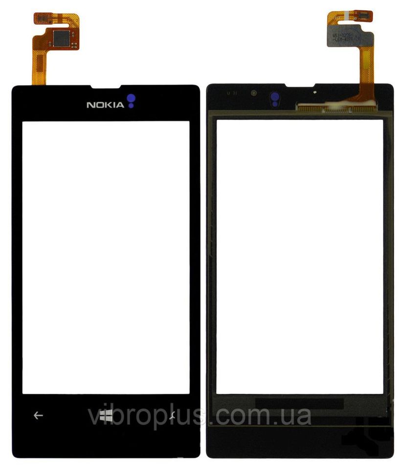 Тачскрін (сенсор) Nokia Lumia 521, чорний