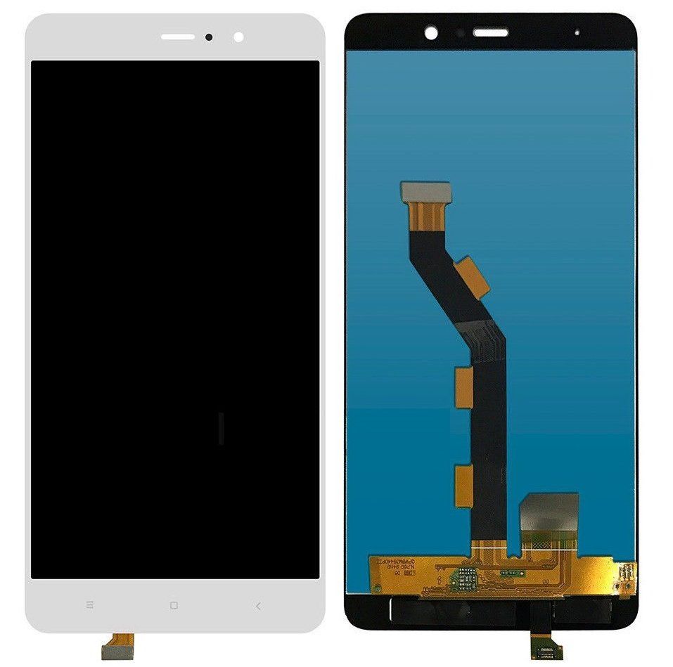 Дисплей (экран) Xiaomi Mi5s Plus с тачскрином в сборе, белый