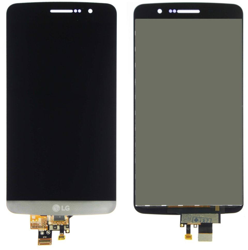 Дисплей (экран) LG X190 Ray Dual Sim с тачскрином в сборе, серебристый