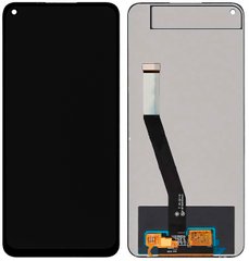 Дисплей (экран) Xiaomi Redmi Note 9, Redmi 10X, Redmi Note 9T с тачскрином в сборе, черный