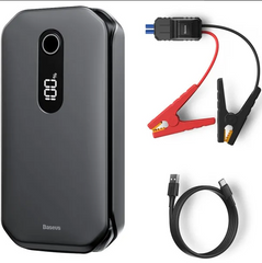 Пускозарядное устройство Бустер Baseus Super Energy Pro Car Jump Starter CRJS03-01 3in1 12V 12000mAh 1000A с функцией Павербанка 5V/3A и LED фонарика Оригинал