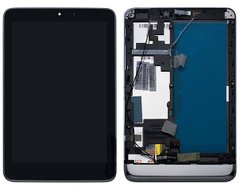 Дисплей (экран) 8” Lenovo MIIX 2 с тачскрином и рамкой в сборе, черный